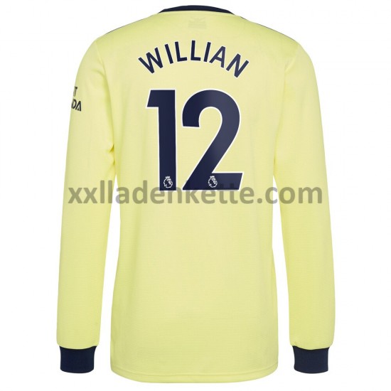 Fußballtrikot Arsenal Willian 12 Auswärts 2021-2022 Langarm