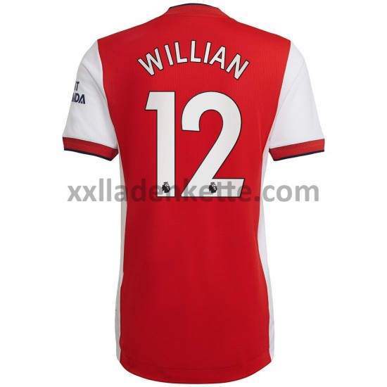 Fußballtrikot Arsenal Willian 12 Heim 2021-2022 Kurzarm