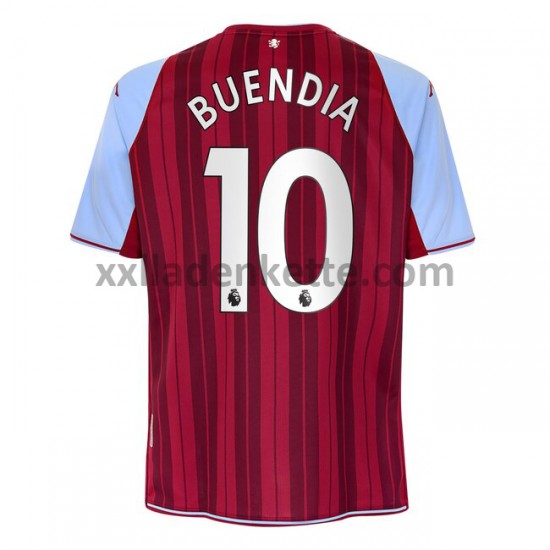 Fußballtrikot Aston Villa Emiliano Buendia 10 Heim 2021-2022 Kurzarm