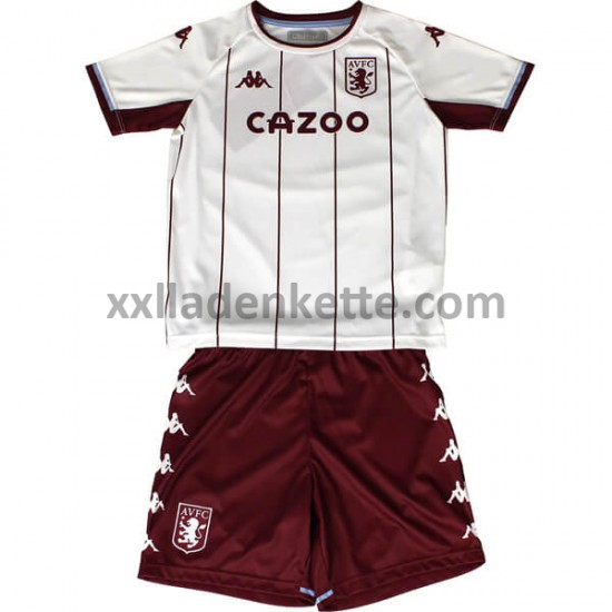 Fußballtrikot Aston Villa Kinder Auswärts 2021-2022 Kurzarm