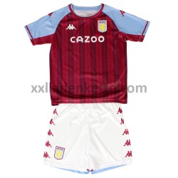Fußballtrikot Aston Villa Kinder Heim 2021-2022 Kurzarm