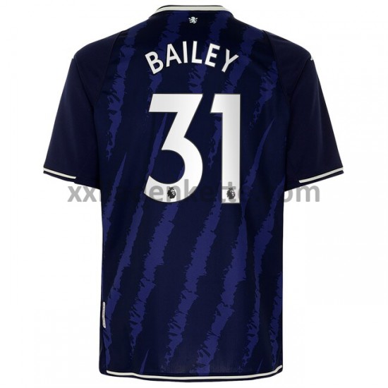 Fußballtrikot Aston Villa Leon Bailey 31 Ausweich 2021-2022 Kurzarm