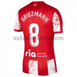 Fußballtrikot Atlético Madrid Antoine Griezmann 8 Heim 2021-2022 Kurzarm