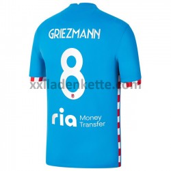Fußballtrikot Atlético Madrid Antoine Griezmann 8 Drittes 2021-2022 Kurzarm