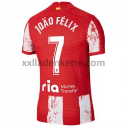 Fußballtrikot Atlético Madrid Joao Felix 7 Heim 2021-2022 Kurzarm