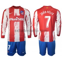 Fußballtrikot Atlético Madrid Joao Felix 7 Kinder Heim 2021-2022 Langarm