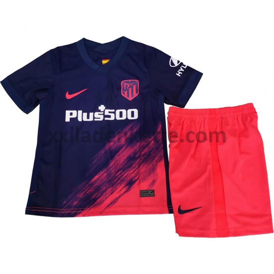 Fußballtrikot Atlético Madrid Kinder Auswärts 2021-2022 Kurzarm