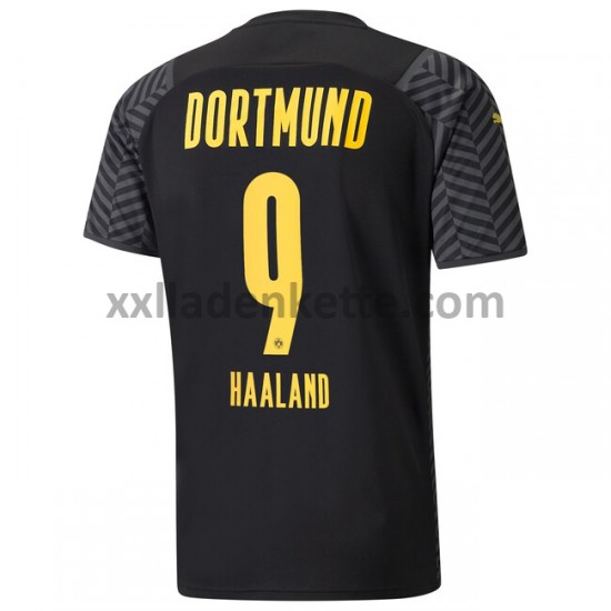 Fußballtrikot BVB Borussia Dortmund Erling Haaland 9 Auswärts 2021-2022 Kurzarm