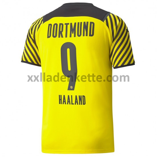 Fußballtrikot BVB Borussia Dortmund Erling Haaland 9 Heim 2021-2022 Kurzarm