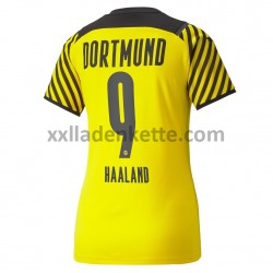 Fußballtrikot BVB Borussia Dortmund Erling Haaland 9 Dame Heim 2021-2022 Kurzarm