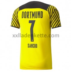 Fußballtrikot BVB Borussia Dortmund Jadon Sancho 7 Heim 2021-2022 Kurzarm