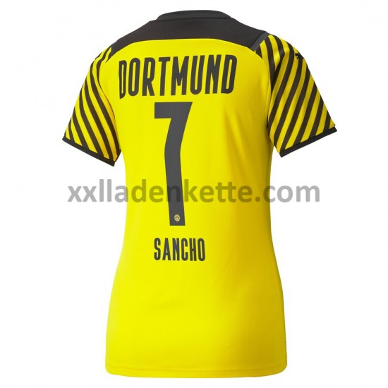 Fußballtrikot BVB Borussia Dortmund Jadon Sancho 7 Dame Heim 2021-2022 Kurzarm
