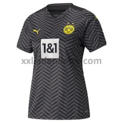Fußballtrikot BVB Borussia Dortmund Dame Auswärts 2021-2022 Kurzarm