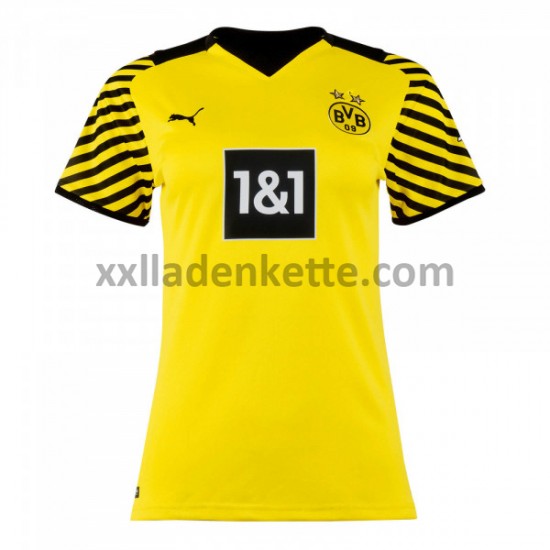 Fußballtrikot BVB Borussia Dortmund Dame Heim 2021-2022 Kurzarm