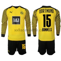 Fußballtrikot Borussia Dortmund Hummels 15 Kinder Heim 2021-2022 Langarm