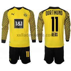 Fußballtrikot Borussia Dortmund Reus 11 Kinder Heim 2021-2022 Langarm