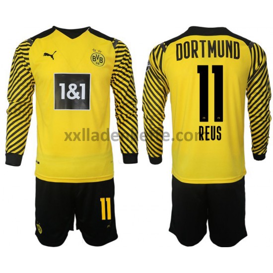 Fußballtrikot Borussia Dortmund Reus 11 Kinder Heim 2021-2022 Langarm