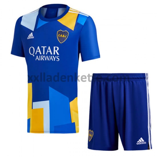 Fußballtrikot CA Boca Juniors Kinder Ausweich 2021-2022 Kurzarm