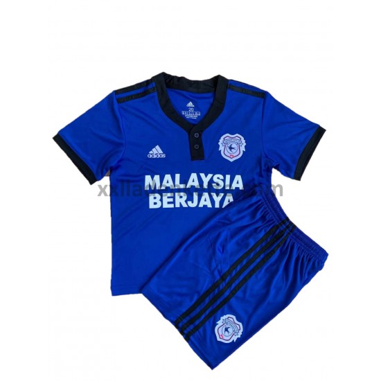 Fußballtrikot Cardiff City Kinder Heim 2021-2022 Kurzarm