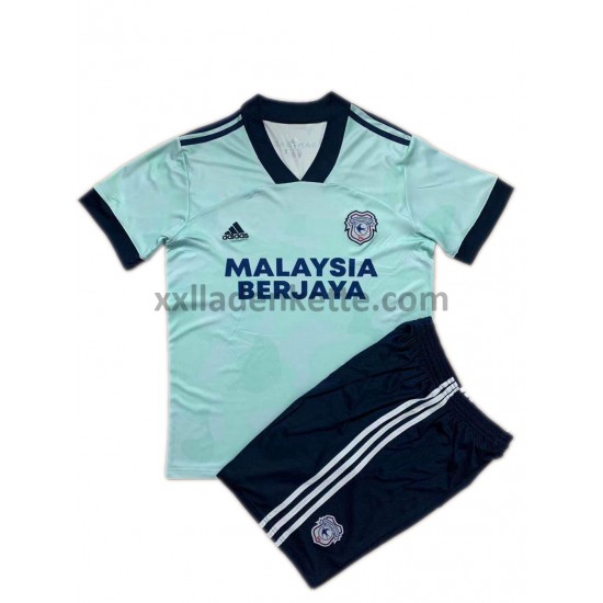 Fußballtrikot Cardiff City Kinder Ausweich 2021-2022 Kurzarm