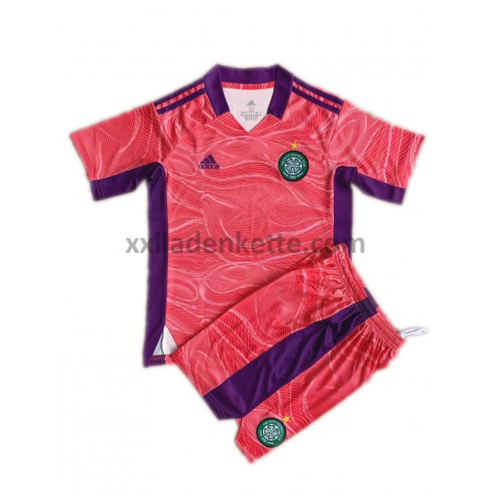 Fußballtrikot Celtic Torwart Kinder Ausweich 2021-2022 Kurzarm