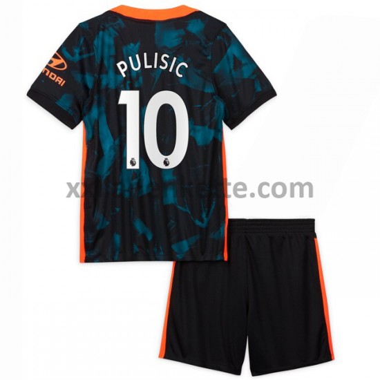 Fußballtrikot Chelsea Christian Pulisic 10 Kinder Ausweich 2021-2022 Kurzarm
