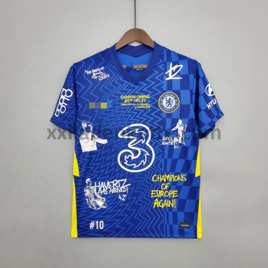 Fußballtrikot Chelsea Graffiti Heim 2021-2022 Kurzarm