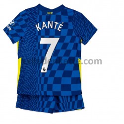 Fußballtrikot Chelsea Kante 7 Kinder Heim 2021-2022 Kurzarm