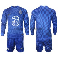 Fußballtrikot Chelsea Kinder Heim 2021-2022 Langarm