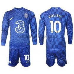 Fußballtrikot Chelsea Pulisic 10 Kinder Heim 2021-2022 Langarm