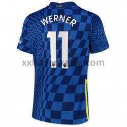 Fußballtrikot Chelsea Timo Werner 11 Heim 2021-2022 Kurzarm