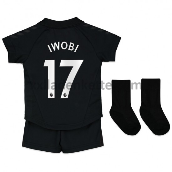 Fußballtrikot Everton Alex Iwobi 17 Kinder Auswärts 2021-2022 Kurzarm
