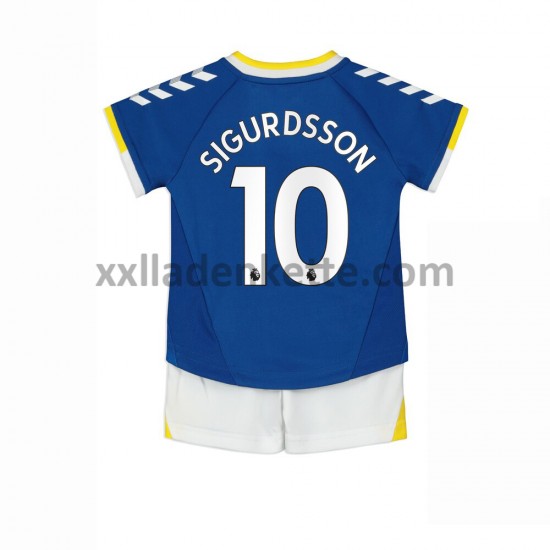 Fußballtrikot Everton Gylfi Sigurosson 10 Kinder Heim 2021-2022 Kurzarm