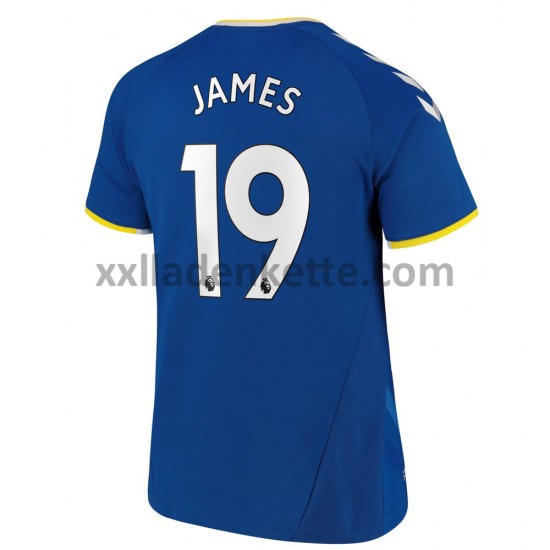 Fußballtrikot Everton James Rodriguez 19 Heim 2021-2022 Kurzarm