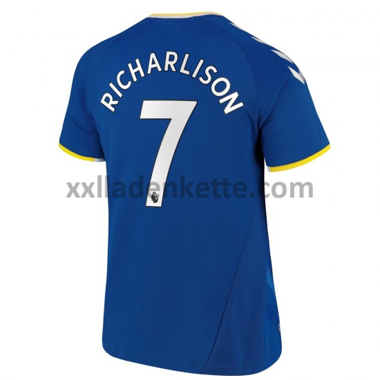 Fußballtrikot Everton Richarlison 7 Heim 2021-2022 Kurzarm