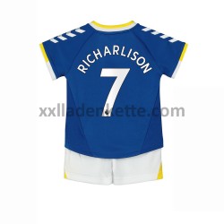 Fußballtrikot Everton Richarlison 7 Kinder Heim 2021-2022 Kurzarm