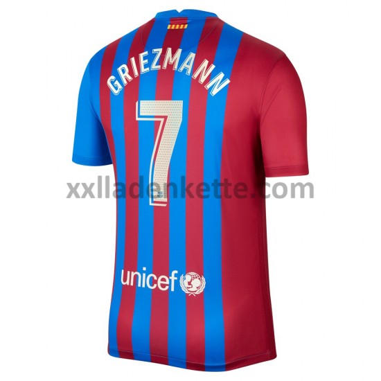 Fußballtrikot FC Barcelona Antoine Griezmann 7 Heim 2021-2022 Kurzarm