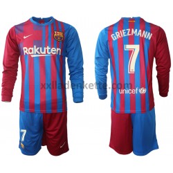 Fußballtrikot FC Barcelona Antoine Griezmann 7 Kinder Heim 2021-2022 Langarm
