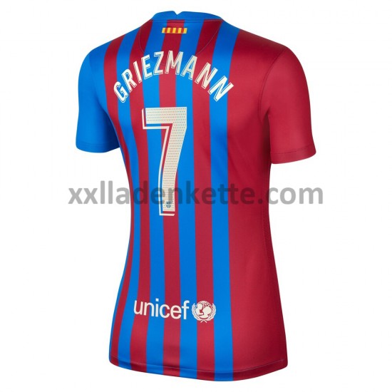 Fußballtrikot FC Barcelona Antoine Griezmann 7 Dame Heim 2021-2022 Kurzarm