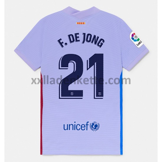 Fußballtrikot FC Barcelona Frenkie de Jong 21 Auswärts 2021-2022 Kurzarm