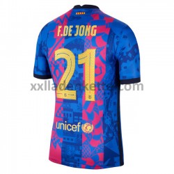 Fußballtrikot FC Barcelona Frenkie de Jong 21 Ausweich 2021-2022 Kurzarm