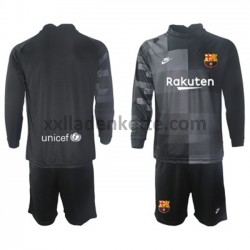 Fußballtrikot FC Barcelona Torwart Kinder Auswärts 2021-2022 Langarm