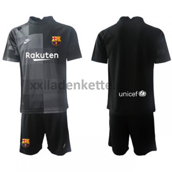 Fußballtrikot FC Barcelona Torwart Kinder Auswärts 2021-2022 Kurzarm
