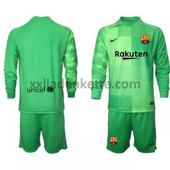 Fußballtrikot FC Barcelona Torwart Kinder Ausweich 2021-2022 Langarm