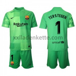 Fußballtrikot FC Barcelona Torwart Ter Stegen 1 Kinder Ausweich 2021-2022 Kurzarm
