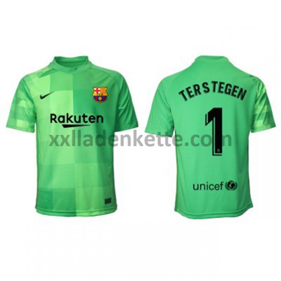 Fußballtrikot FC Barcelona Torwart Ter Stegen 1 Ausweich 2021-2022 Kurzarm