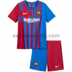 Fußballtrikot FC Barcelona Kinder Heim 2021-2022 Kurzarm