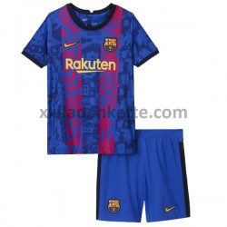 Fußballtrikot FC Barcelona Kinder Ausweich 2021-2022 Kurzarm