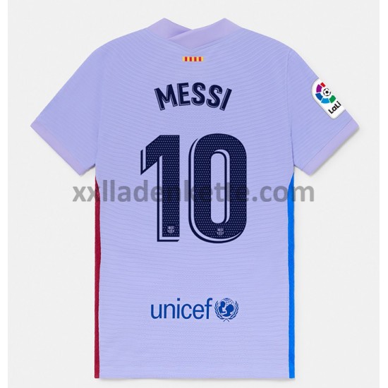 Fußballtrikot FC Barcelona Lionel Messi 10 Auswärts 2021-2022 Kurzarm