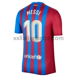 Fußballtrikot FC Barcelona Lionel Messi 10 Heim 2021-2022 Kurzarm